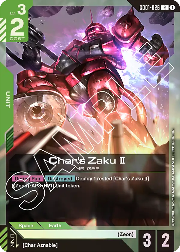 Char's Zaku II GD01-026