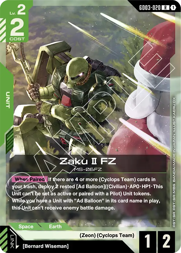 Zaku II FZ GD03-020