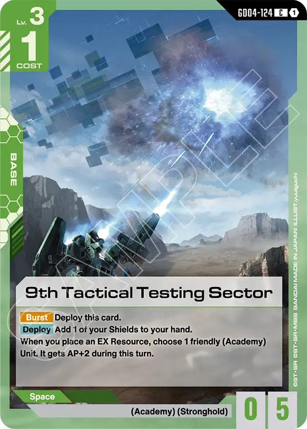 Tactical Testing Sector GD04-124