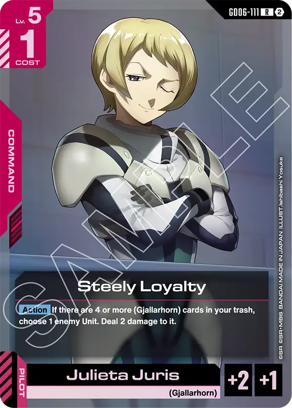 Steely Loyalty GD06-111