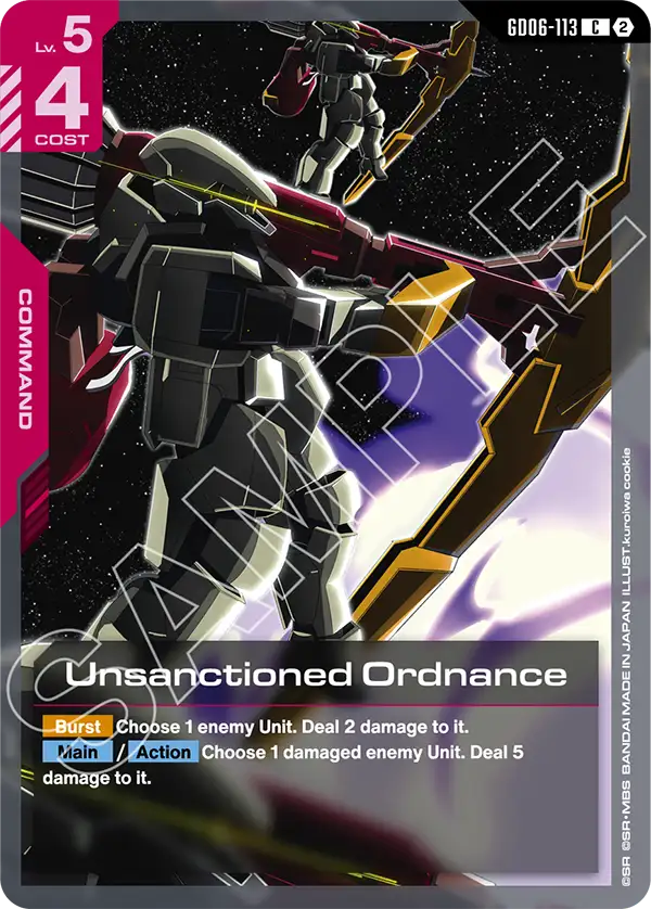 Unsanctioned Ordnance GD06-113