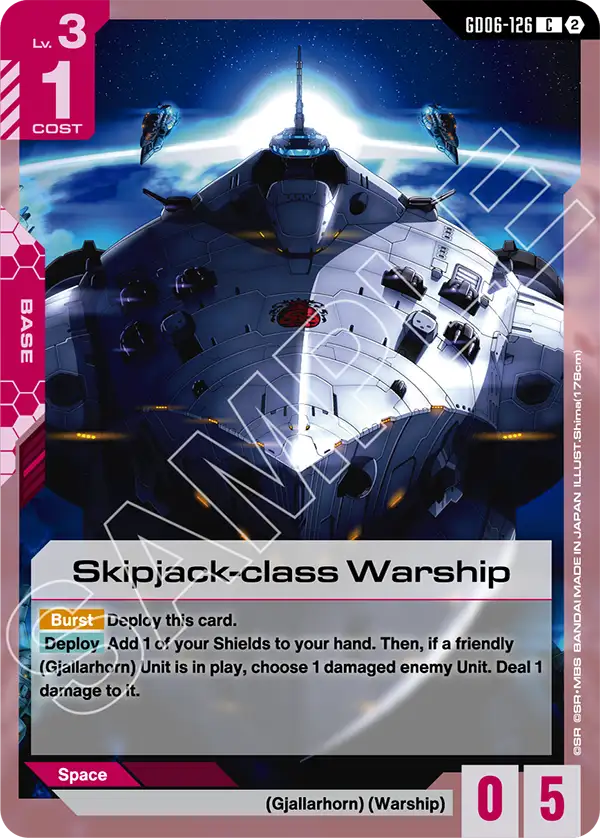Skipjack-class Warship GD06-126