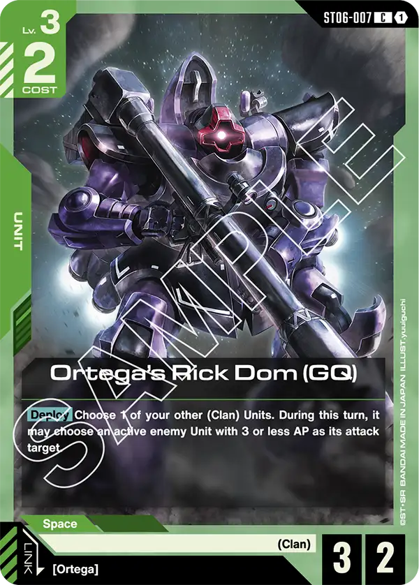 Ortega's Rick Dom (GQ) ST06-007