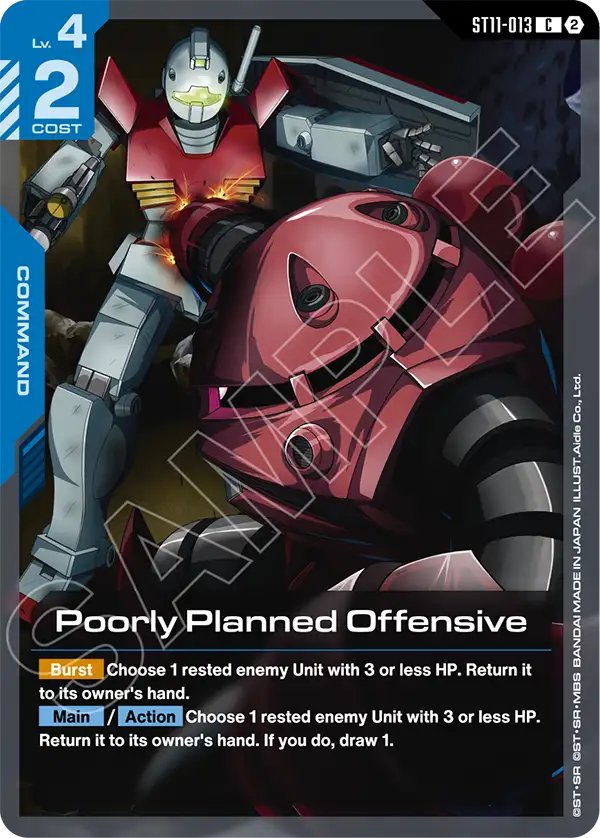 Poorly Planned Offensive ST11-013