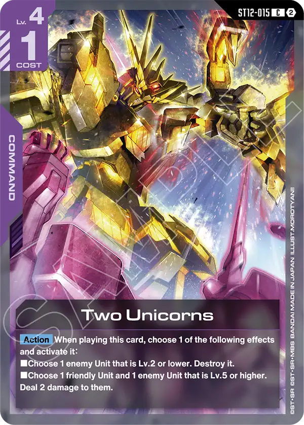 Two Unicorns ST12-015