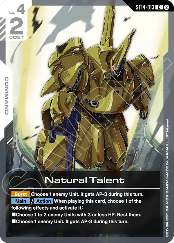 Natural Talent ST14-013