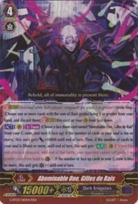 Abominable One, Gilles de Rais [G Format] G-BT03/010EN