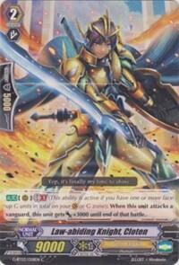 Law-abiding Knight, Cloten [G Format] G-BT03/058EN