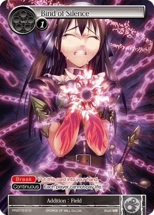 Bind of Silence PR2015-010