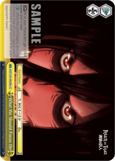 What We Should Focus On AOT/S35-E029b CC
