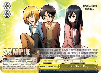Since That Day AOT/S35-E028R RRR