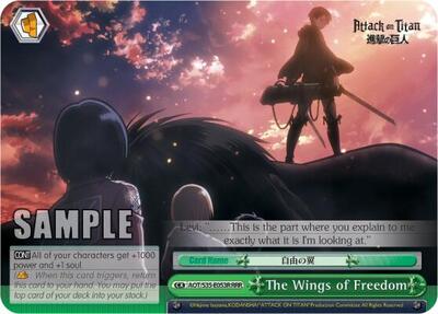 The Wings of Freedom AOT/S35-E053R RRR