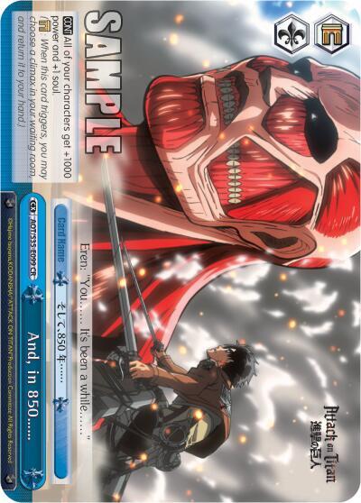 And, in 850…… AOT/S35-E099 CR