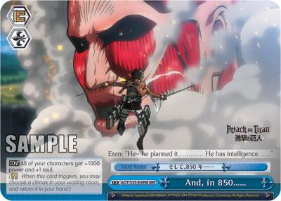 And, in 850…… AOT/S35-E099R RRR