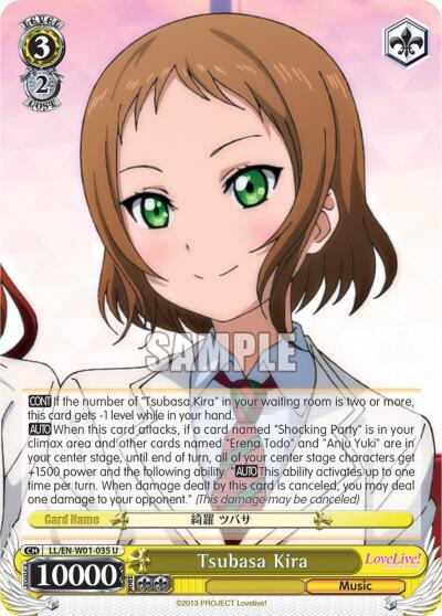 Tsubasa Kira LL/EN-W01-035 U