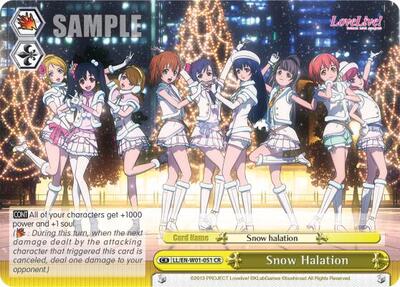 Snow Halation LL/EN-W01-051 CR