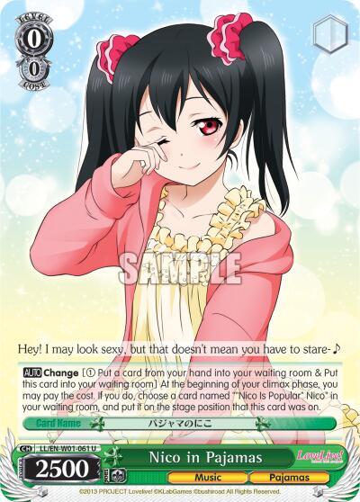 Nico in Pajamas LL/EN-W01-061 U