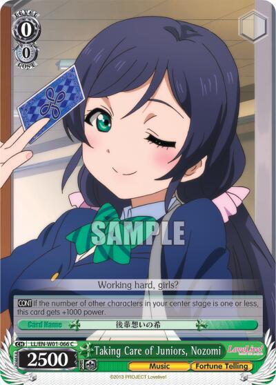 Taking Care of Juniors, Nozomi LL/EN-W01-066 C