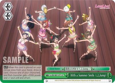 With a Summer Smile 1,2,Jump! LL/EN-W01-071 CC