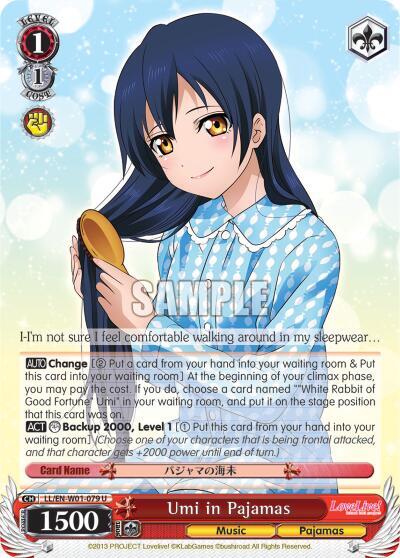 Umi in Pajamas LL/EN-W01-079 U