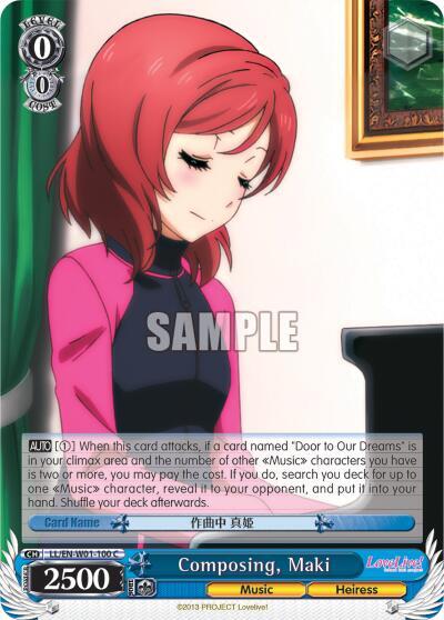 Composing, Maki LL/EN-W01-100 C