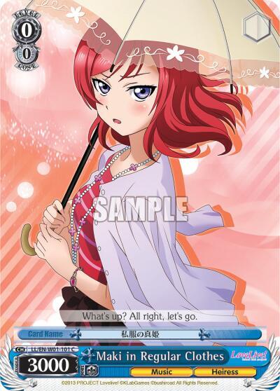 Maki in Regular Clothes LL/EN-W01-101 C