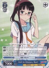 Girl in Glasses, Ruri NK/W30-E082 R