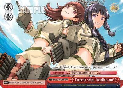 Torpedo ships, heading out! KC/S25-E126R RRR