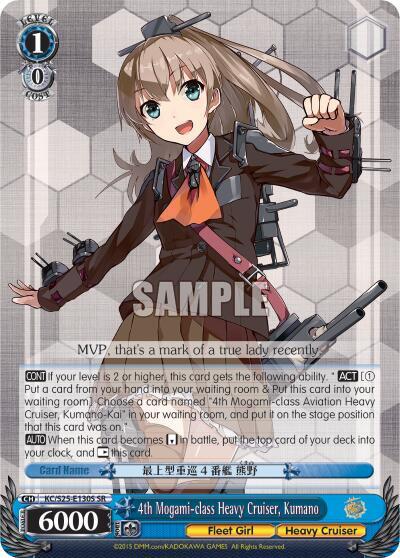 4th Mogami-class Heavy Cruiser, Kumano KC/S25-E130 RR