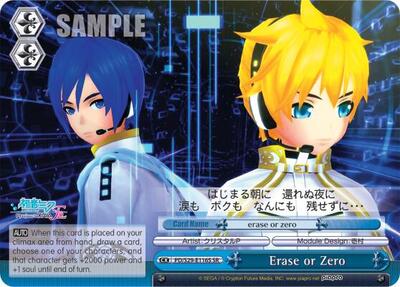 Erase or Zero PD/S29-E116S SR