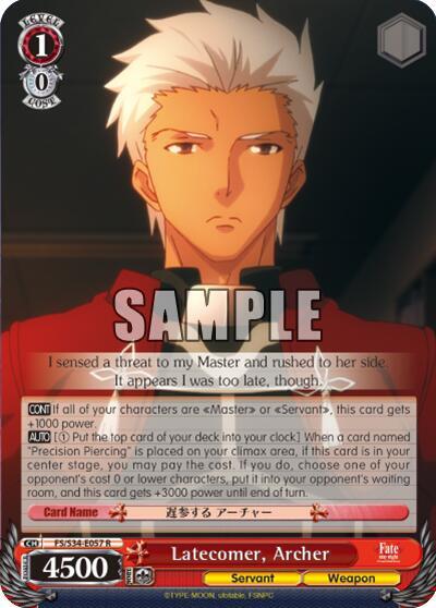 Latecomer, Archer FS/S34-E057 R