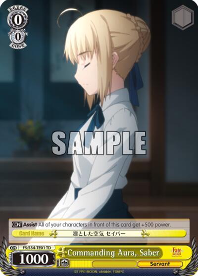 Commanding Aura, Saber FS/S34-TE01 TD