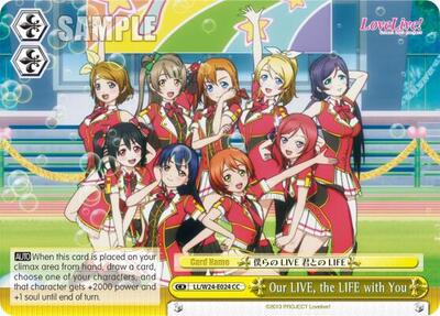 Our LIVE, the LIFE with You LL/W24-E024 CC