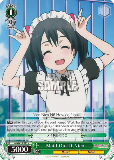 Maid Outfit Nico LL/W24-E034 U