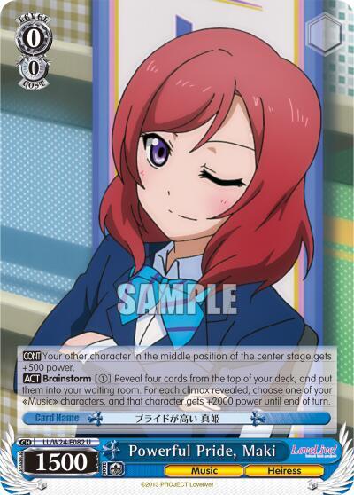 Powerful Pride, Maki LL/W24-E082 U