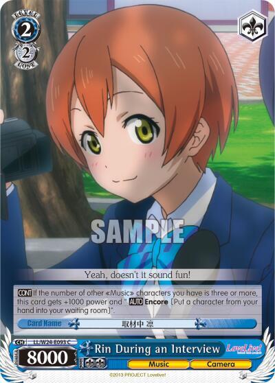 Rin During an Interview LL/W24-E093 C