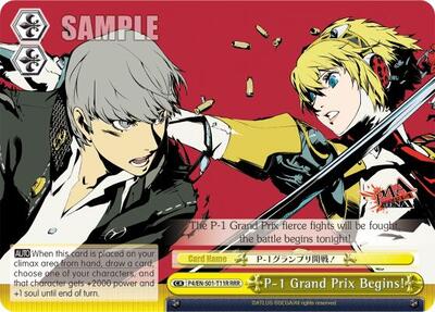 P-1 Grand Prix Begins! P4/EN-S01-T11R RRR