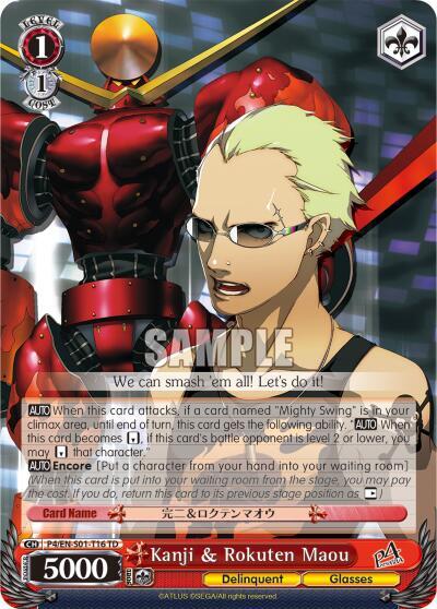 Kanji & Rokuten Maou P4/EN-S01-T16 TD