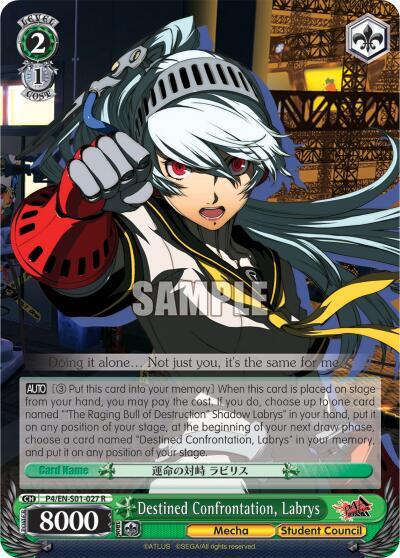 Destined Confrontation, Labrys P4/EN-S01-027 R