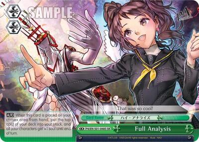 Full Analysis P4/EN-S01-048S SR