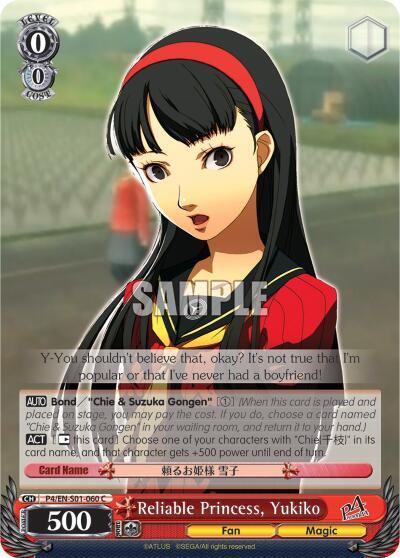Reliable Princess, Yukiko P4/EN-S01-060 C
