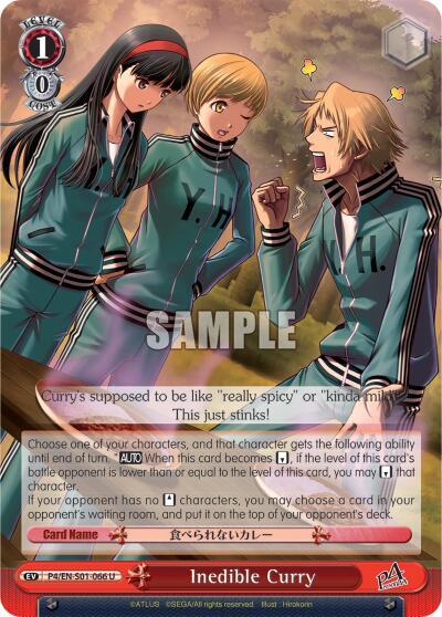 Inedible Curry P4/EN-S01-066 U