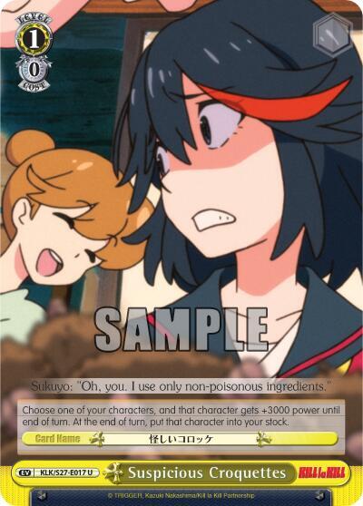 Suspicious Croquettes KLK/S27-E017 U