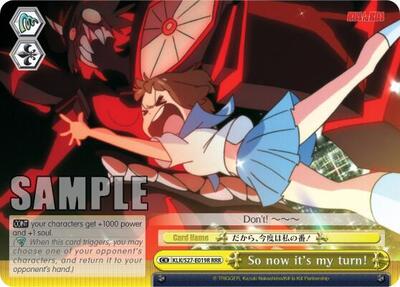 So now it's my turn! KLK/S27-E019R RRR