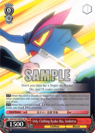 Only Clothing Ryuko Has, Senketsu KLK/S27-E045S SR