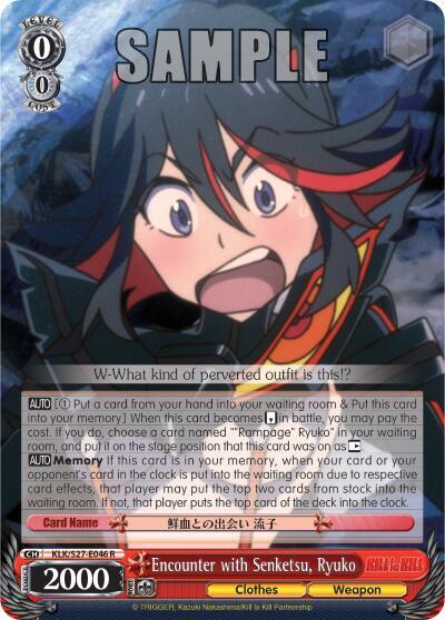 Encounter with Senketsu, Ryuko KLK/S27-E046 R