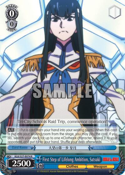 First Step of Lifelong Ambition, Satsuki KLK/S27-E074 R