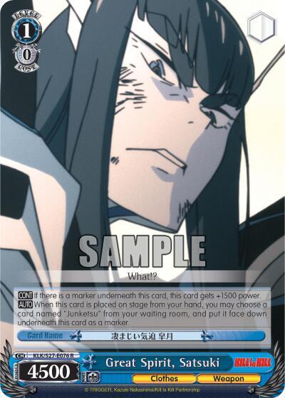 Great Spirit, Satsuki KLK/S27-E076 R