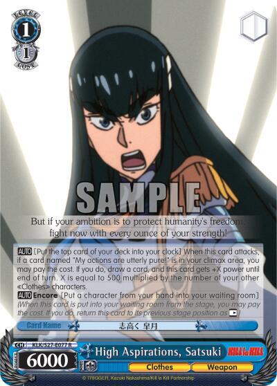 High Aspirations, Satsuki KLK/S27-E077 R