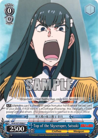 Top of the Skyscraper, Satsuki KLK/S27-E086 C